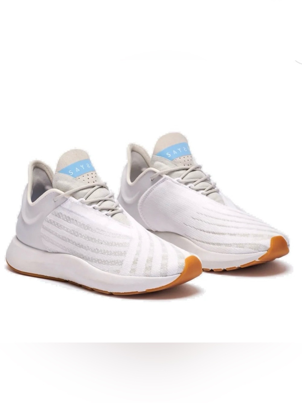 New!  Saysh One White Everyday Sneakers Size 7, No Box